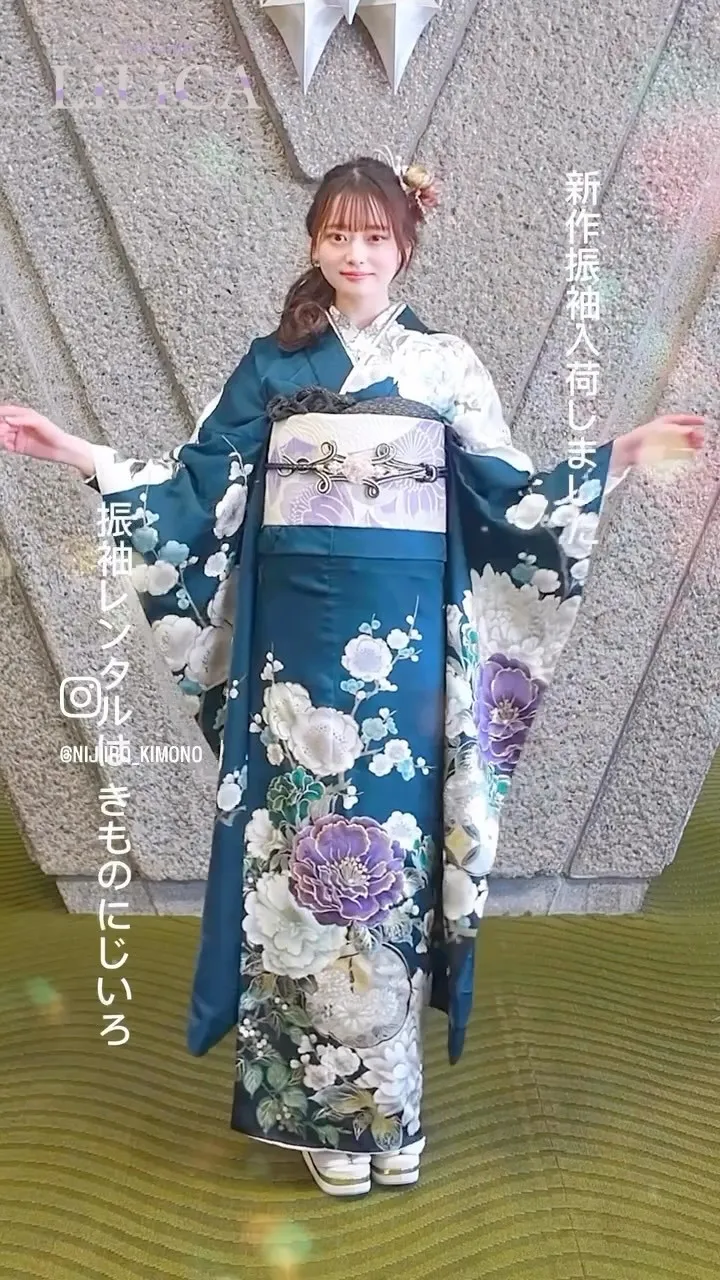 にじいろの振袖
